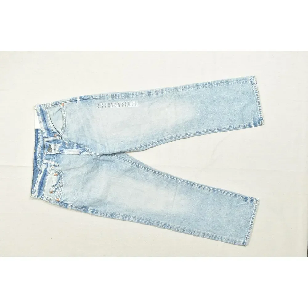 American Eagle Classic Bootcut Jeans Men's 29x30 Light Wash Denim 100% Cotton